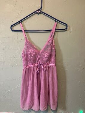 Purple Lace Babydoll Chemise Sugar Thrillz DollsKill Dolls Kill Nightdress Small
